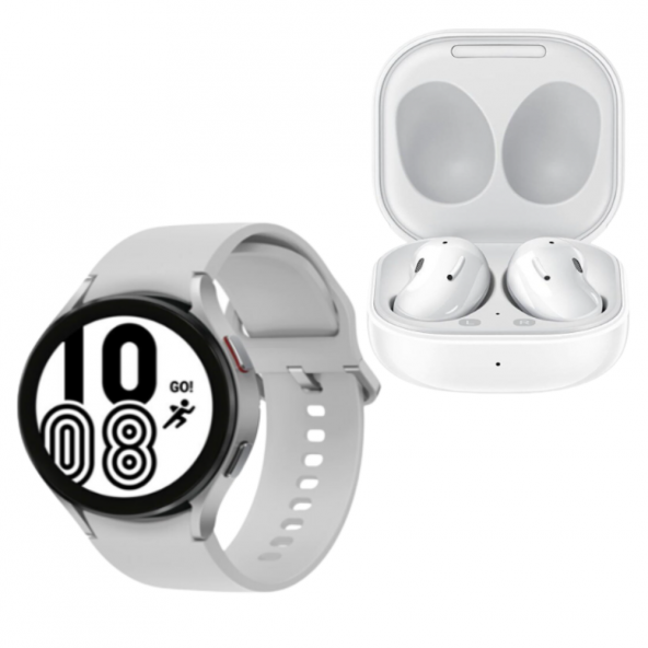 Watch4 44mm Akıllı Saat Buds Live Beyaz Bluetooth Kulaklık ürün görseli