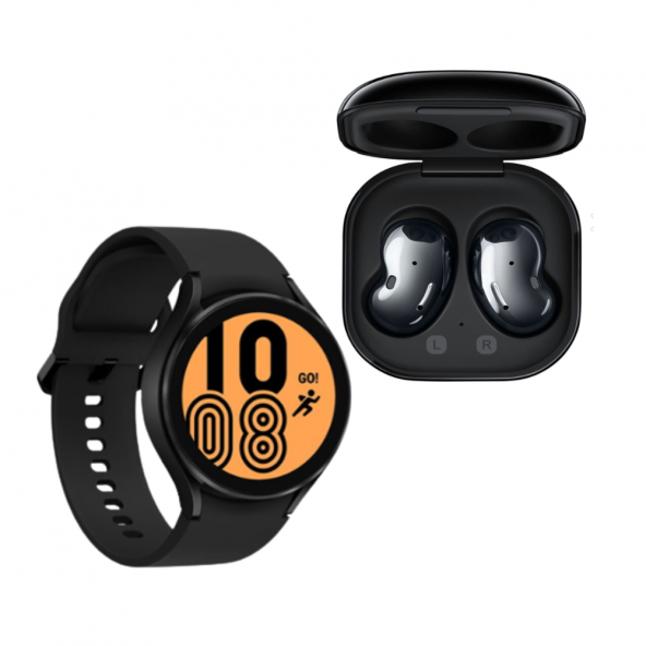 Watch4 44mm Akıllı Saat Buds Live Siyah Bluetooth Kulaklık - 1
