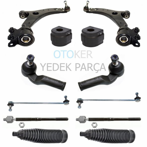 FORD FOCUS ÖN TAKIM SETİ 2006-2012 ARASI (12 PARÇA) A+ KALİTE