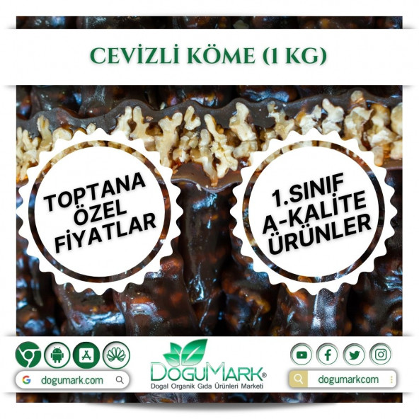 DoğuMark - Cevizli Köme (1 Kg)