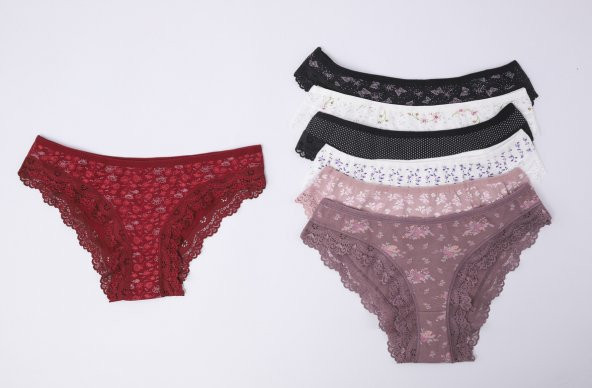 Dantelli Külot 7 Li Paket ürün görseli