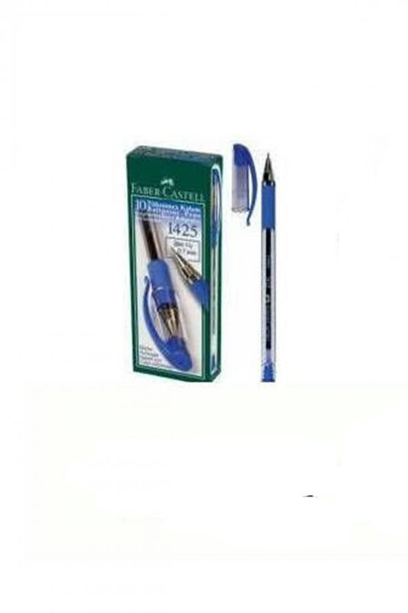 1425 İğne Uçlu Tükenmez Kalem Mavi 10lu ürün görseli