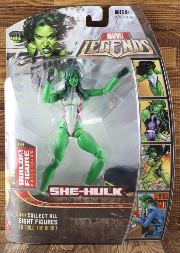 2006 Marvel Legends SHE-HULK Action Figure BLOB BAF
