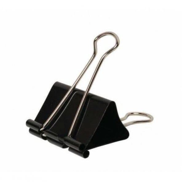 KAĞIT KISKACI BINDER CLIPS 25 MM 425G 12Lİ ürün görseli