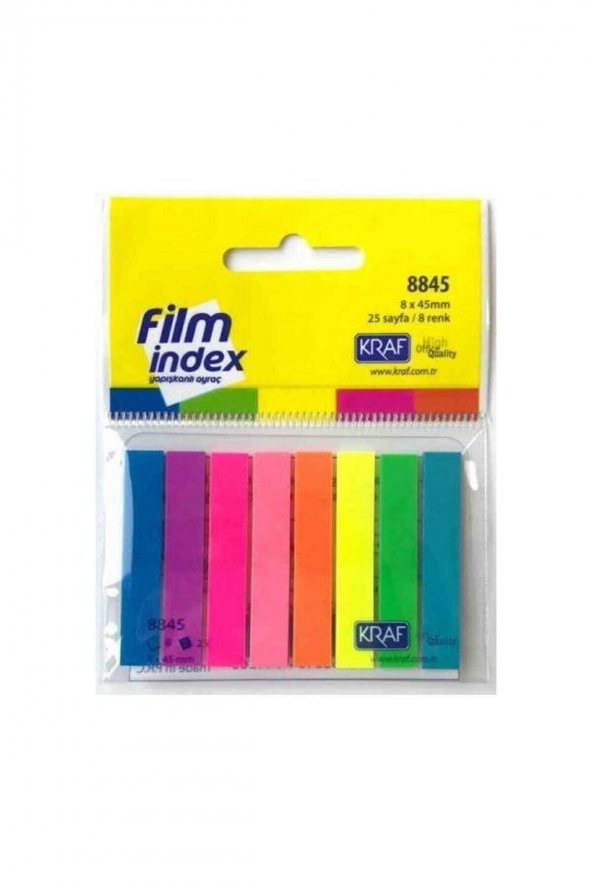 Film Index 8 Renk X 25 Sayfa