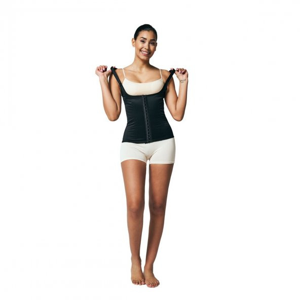 Fit Time Agraflı Askılı Korse Siyah ürün görseli