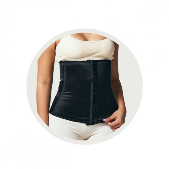 Fit Time Agraflı Korse Siyah ürün görseli