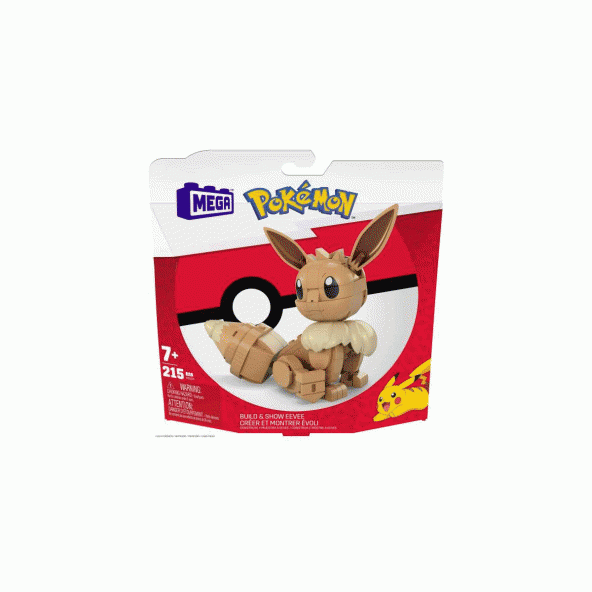 HDL84 MEGA™ Pokémon™ Build &amp Show Eevee 215 parça +7 yaş