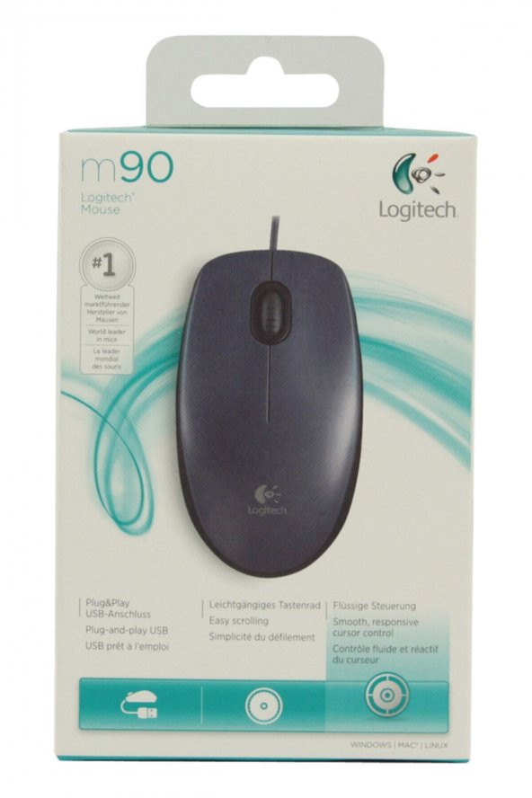 M90 Kablolu Optik Mouse Siyah - 4