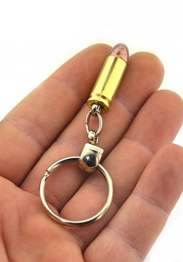 9 mm Maket Mermi Anahtarlık - 2