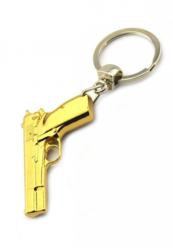 14 lü Tabanca Metal Anahtarlık (Gold)