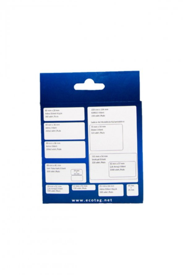 Dymo Lw Etiket Muadili Çok Amaçlı Etiket 19 Mm X 51 Mm 500 Adet - Resim 3