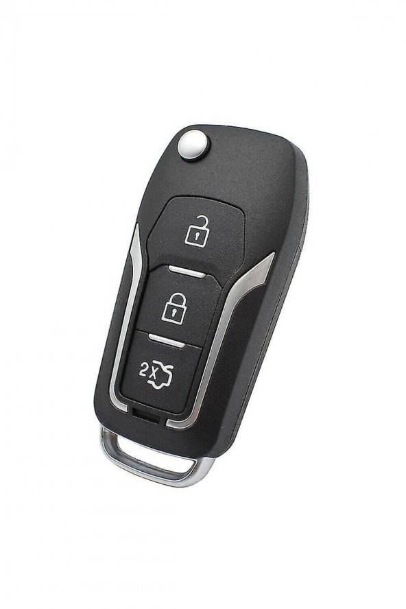 Ford Fiesta Mondeo Ranger Mustang Sustalı Anahtar Nano Kılıf Siyah - 3