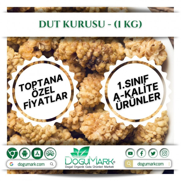 DoğuMark - Dut Kurusu - (1 Kg)