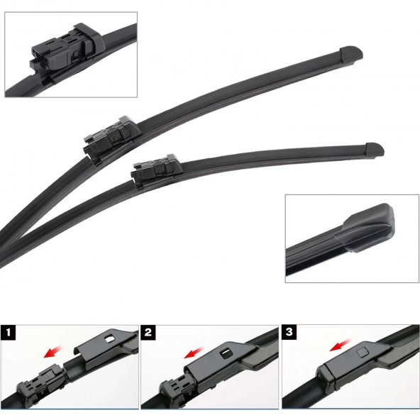 Audi A3 Sportsback Muz Silecek Takımı (2013-2017) RBW - Resim 2