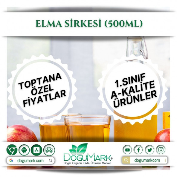 DoğuMark - Elma Sirkesi (500ml)