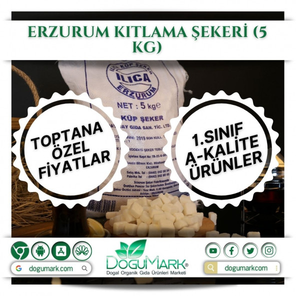 DoğuMark - Erzurum Kıtlama Şekeri (5 Kg)