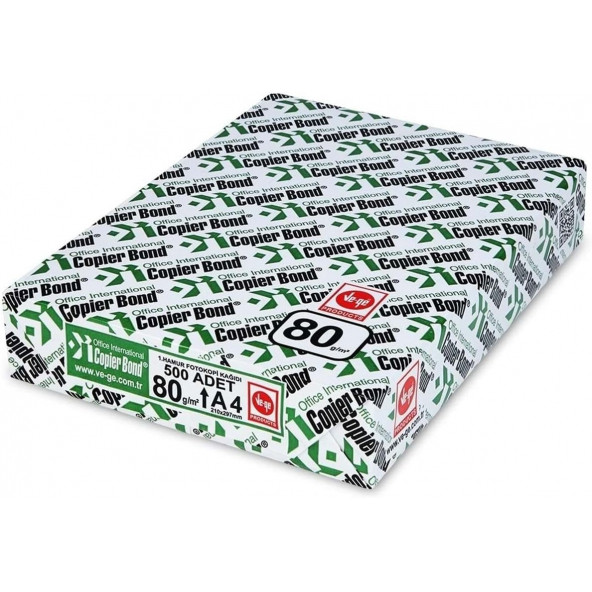 1 Koli Vege Copier Bond A4 fotokopi Kağıdı - 2