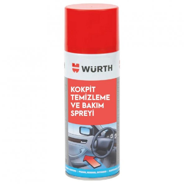Würth Araç Kokpit Temizleme Ve Bakım Spreyi 400 ml