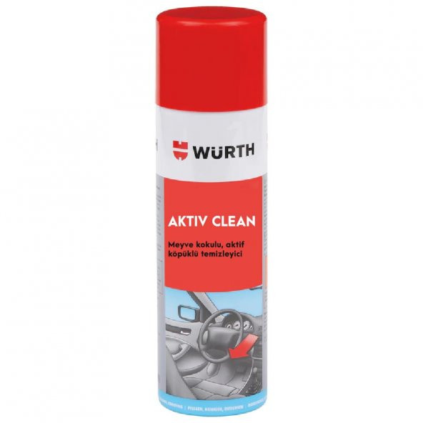 Würth Activ Clean Araç İçi Aktif Temizleme Köpüğü 500 ml