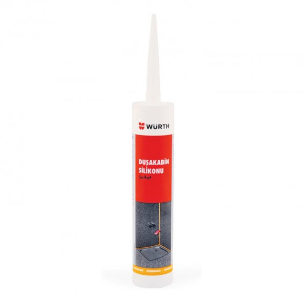 Würth Duşakabin Silikonu 310 ml - Şeffaf