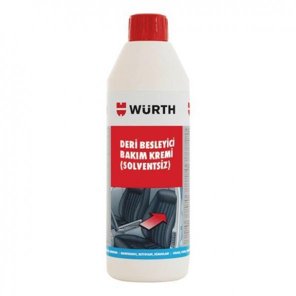 Würth Deri Besleyici Bakım Kremi +Araç içi Temizleme Spreyi 500ml - 2