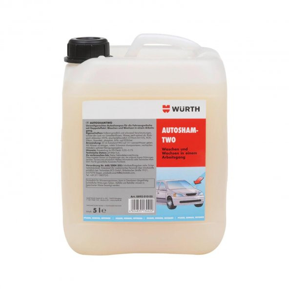 Würth Cilalı Oto Araç Şampuanı 5 Litre