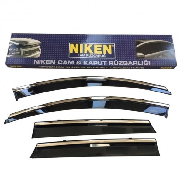 Kia Sportage Kromlu Cam Rüzgarlığı 4lü Set (2006-2009) Niken