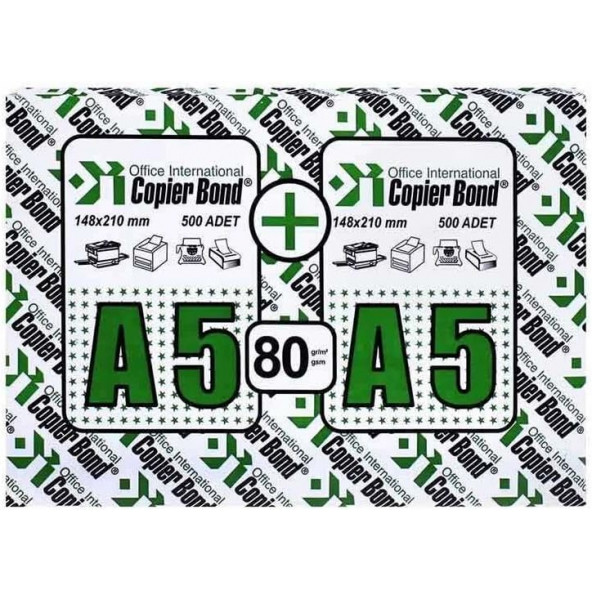 1 Koli Vege Copier Bond A5 Fotokopi Kağıdı