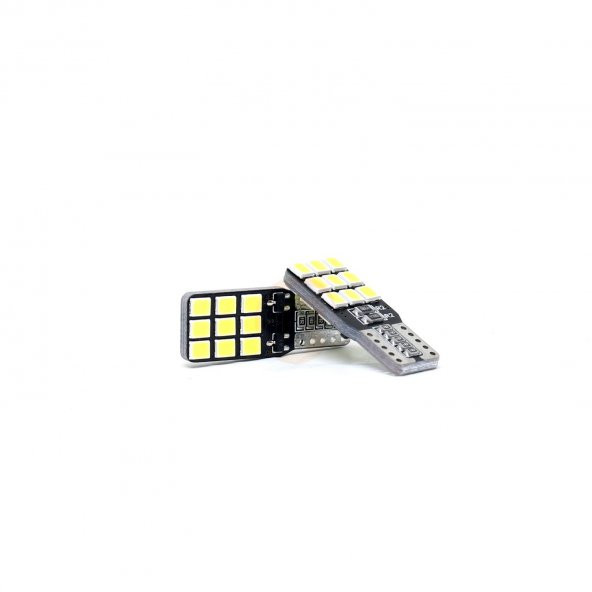 Niken 12V T10 Büyük Dipsiz Ampul 18 Ledli 2’li SET - Beyaz Işık - 3