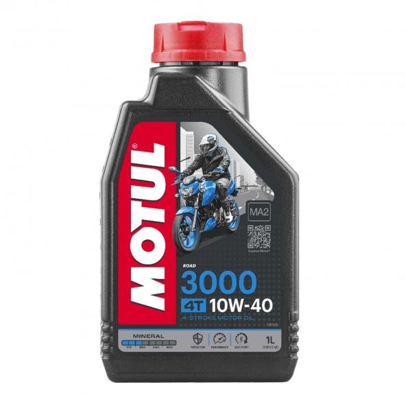 Motul 3000 10w40 4t Mineral Motosiklet Motor Yağı