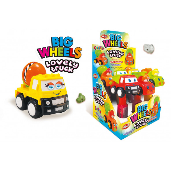 TOY JOY BIG WHEELS LOVELY TRUCK 15gr - 6 ADET