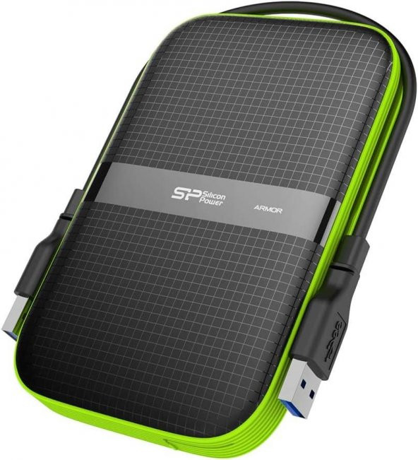 Silicon Power Armor A60 external hard drive 4000 GB Black, Green |DYSK TWARDY HDD |