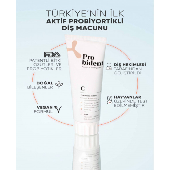 Probident Aktif Probiyotikli Zerdeçal Özüt Ilaveli Doğal Şeftali Aromalı Kids Tanışma Paketi - 2