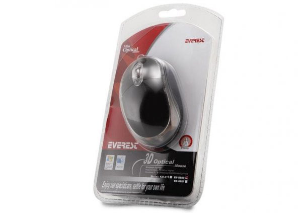Everest Km-6809 Usb Siyah Işıklı Optik Mouse - 2