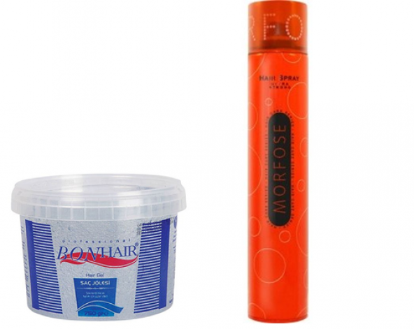 Bonhair Jöle 700 gr + Morfose Ultra Sert Saç Spreyi 400 ml
