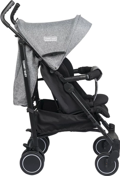 TommyBaby Luppo Black Tam Yatar Baston Bebek Arabası Puset - 6
