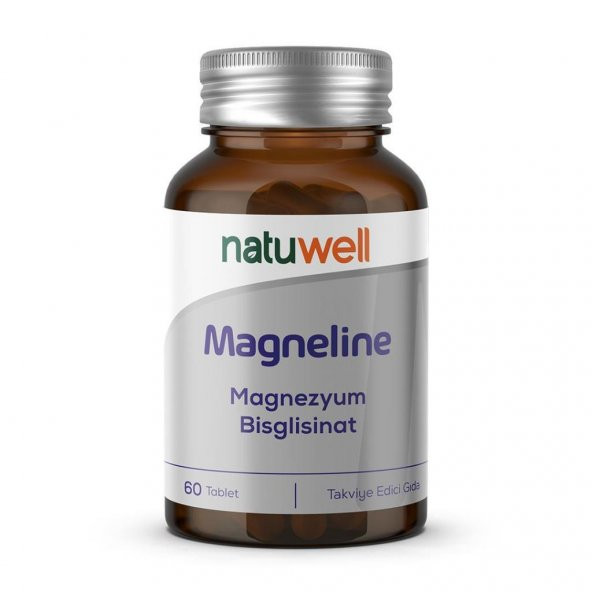 Natuwell Magneline Magnezyum Sitrat + P5P 30 Kapsül