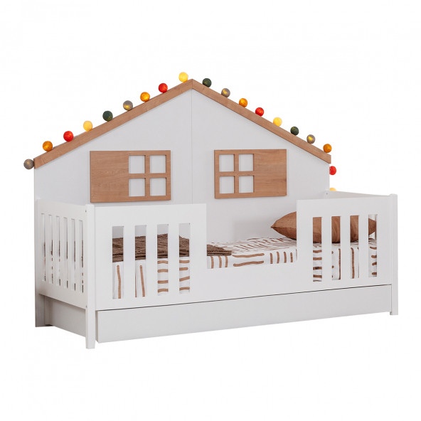 Setay Datça Meşe Montessori Çocuk Odası, Datça Montessori Yavrulu Yatak - Resim 2