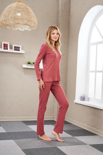 Pjs 23553 Kadın Yumoş Pijama Takım - 2