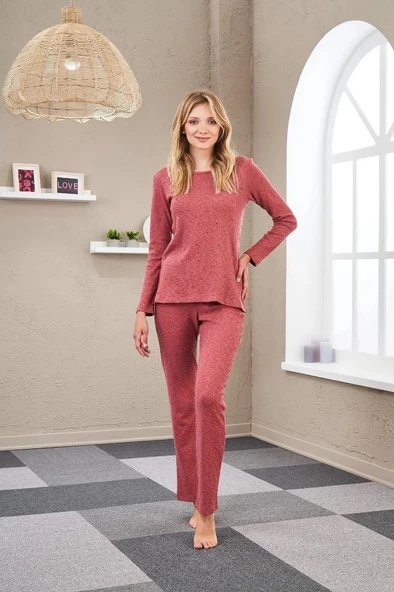 Pjs 23553 Kadın Yumoş Pijama Takım - 3