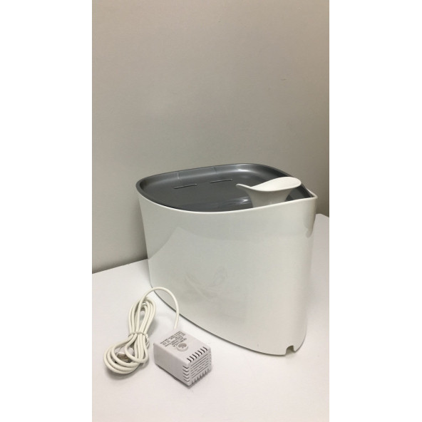 Otomatik Uyarılı Kedi Köpek Su Kabı