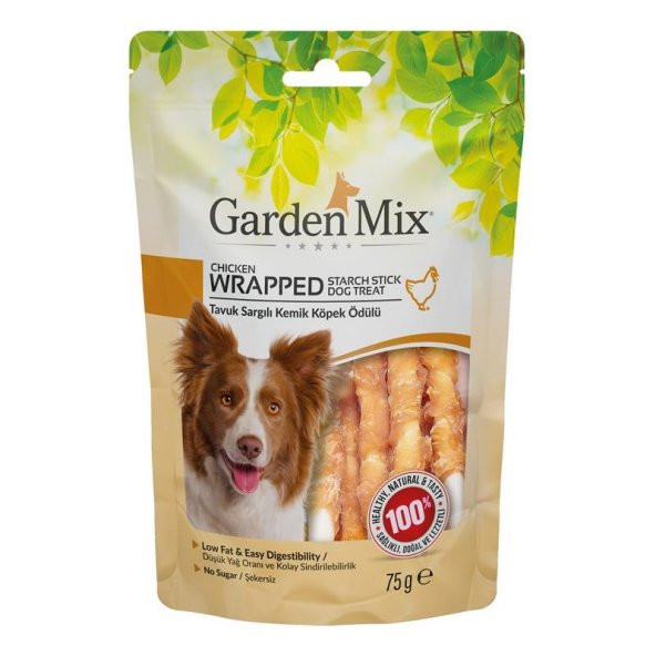 Garden Mix Sargılı Pres Kemik Köpek Ödülü 75 Gr