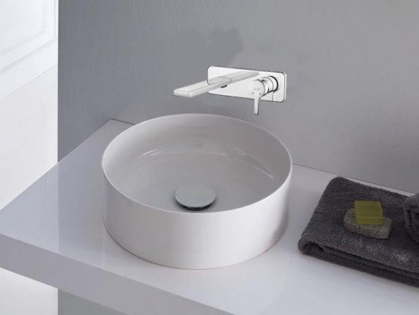 Eca Mina Ankastre Lavabo Bataryası Set/Tek Rozet (102167604H-K+102166601) - 5