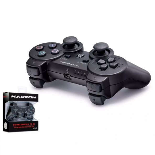 HADRON HD306 OYUN KOLU PS3 BLUETOOTH SİYAH OYUN KOLU - 2