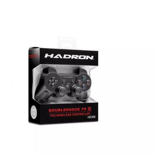 HADRON HD306 OYUN KOLU PS3 BLUETOOTH SİYAH OYUN KOLU - 3