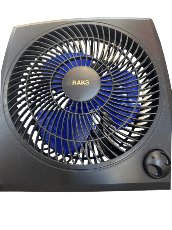 Raks Bf9 Sabit Vantilatör Siyah Renk 2 Kademeli 5 Yıl Garantili - 2