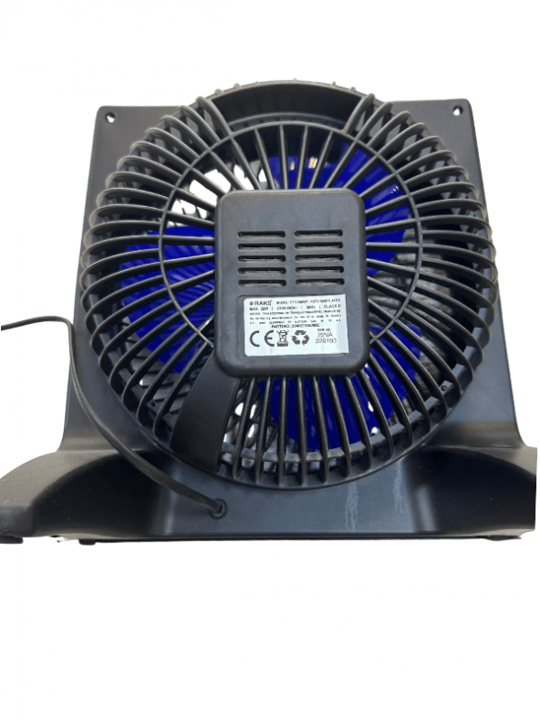 Raks Bf9 Sabit Vantilatör Siyah Renk 2 Kademeli 5 Yıl Garantili - 3