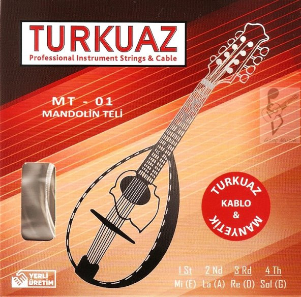 Turkuaz MT-01 Takım Mandolin Teli - Set