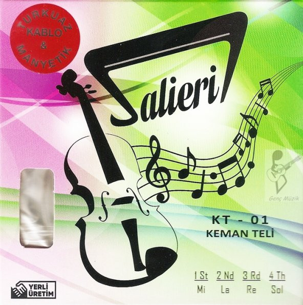 Salieri KT-01 Keman Teli - Set